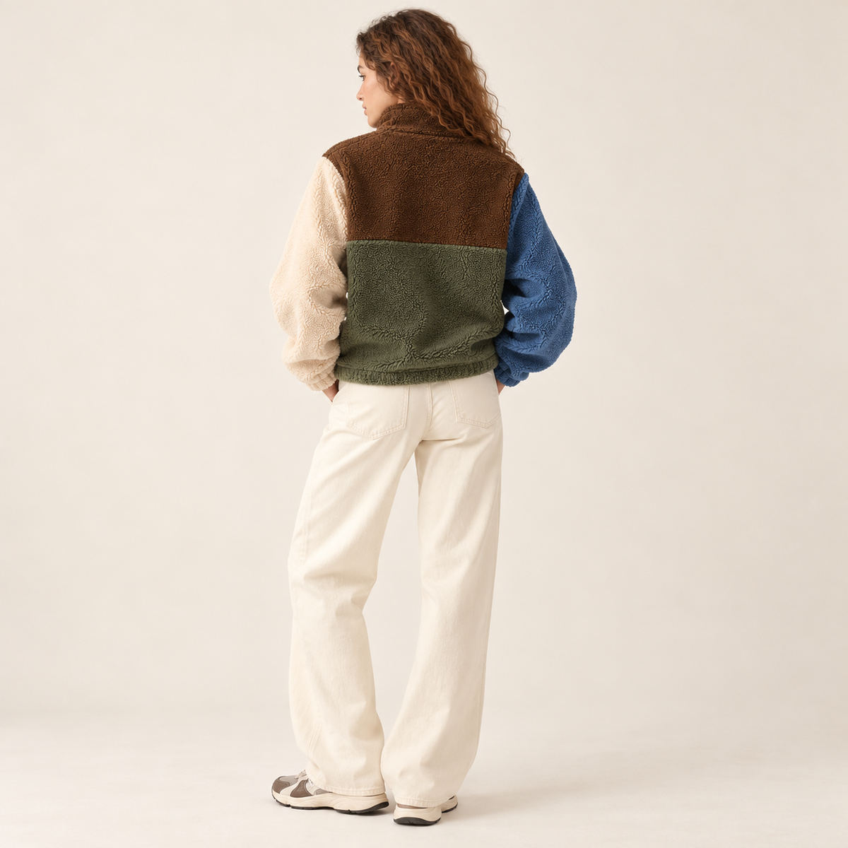 Polaire sherpa Beauséjour Color Block