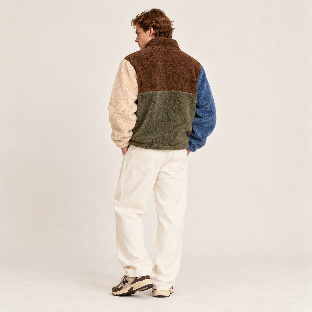 Polaire sherpa Beauséjour Color Block