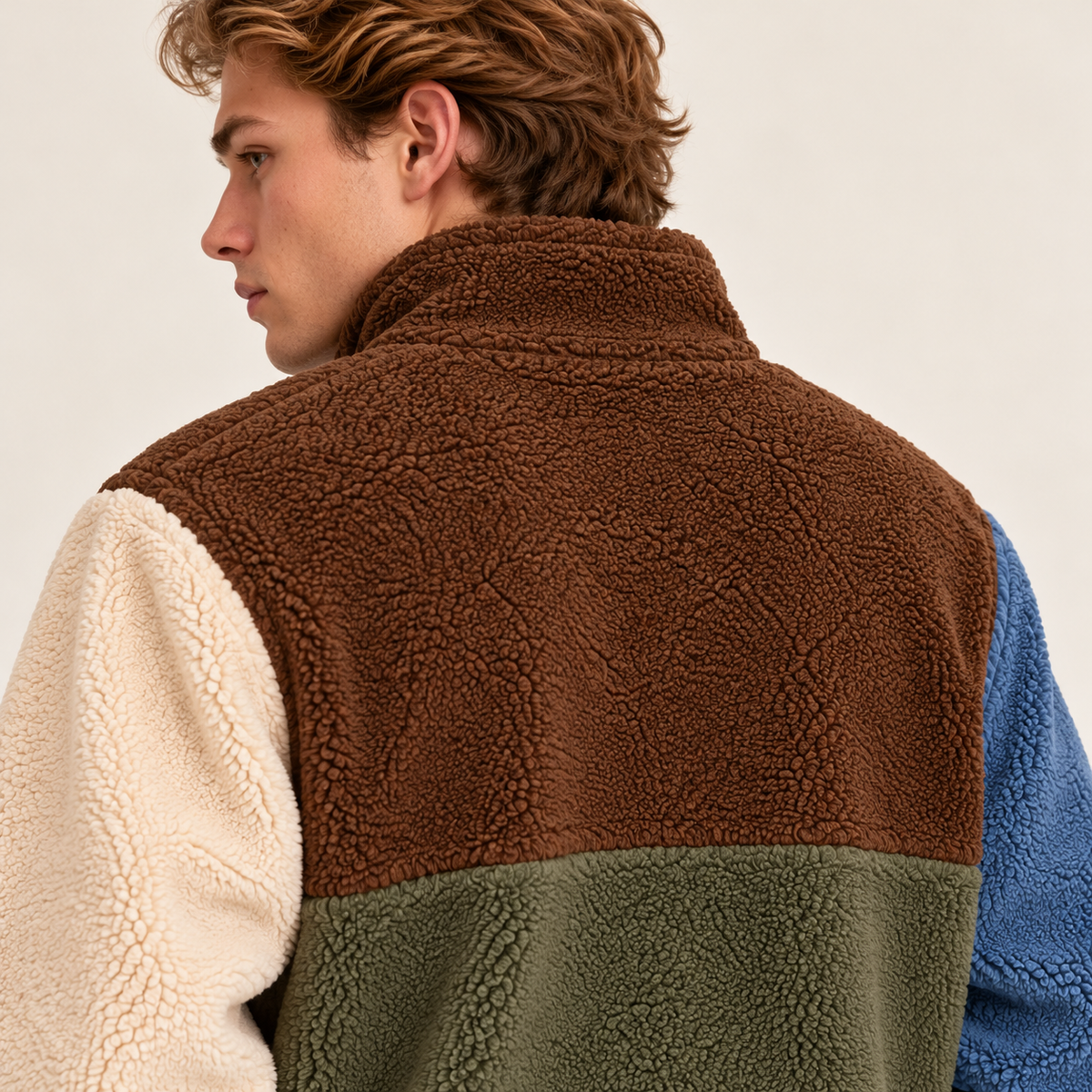 Polaire sherpa Beauséjour Color Block
