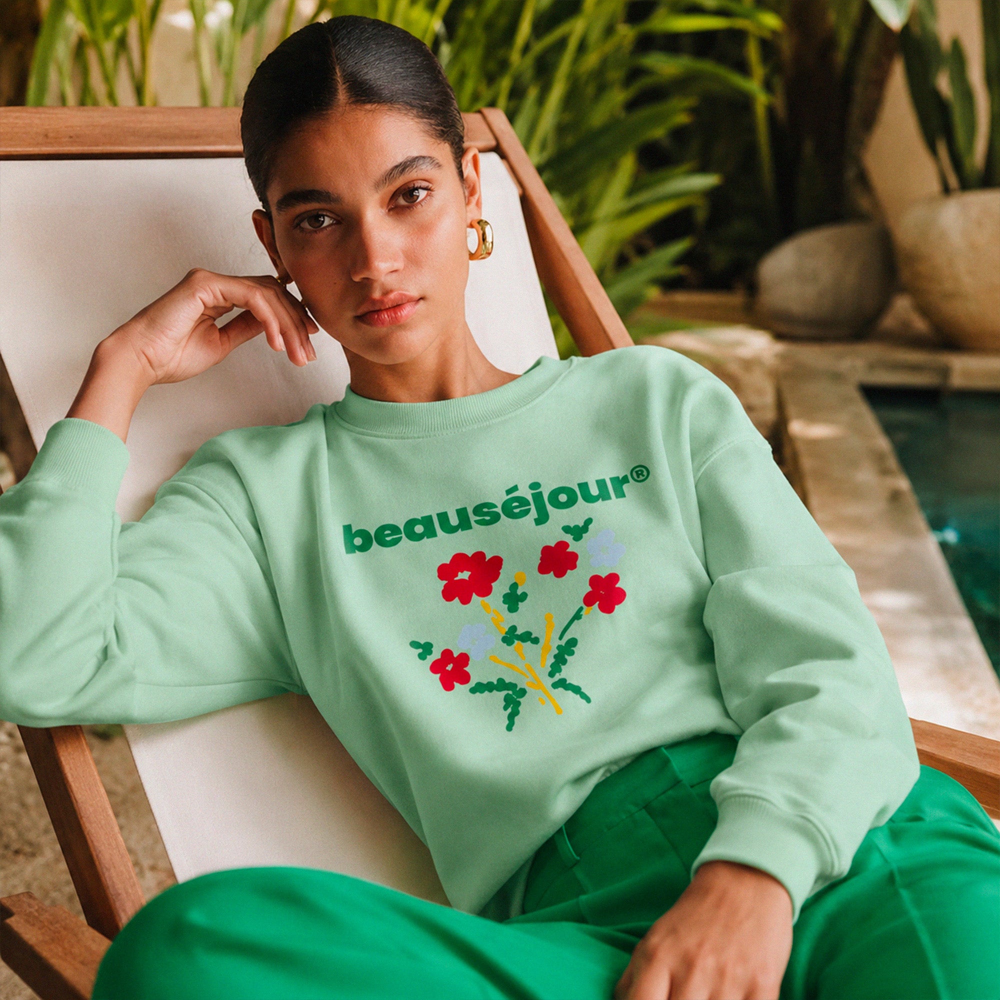 Sweat Flowers vert