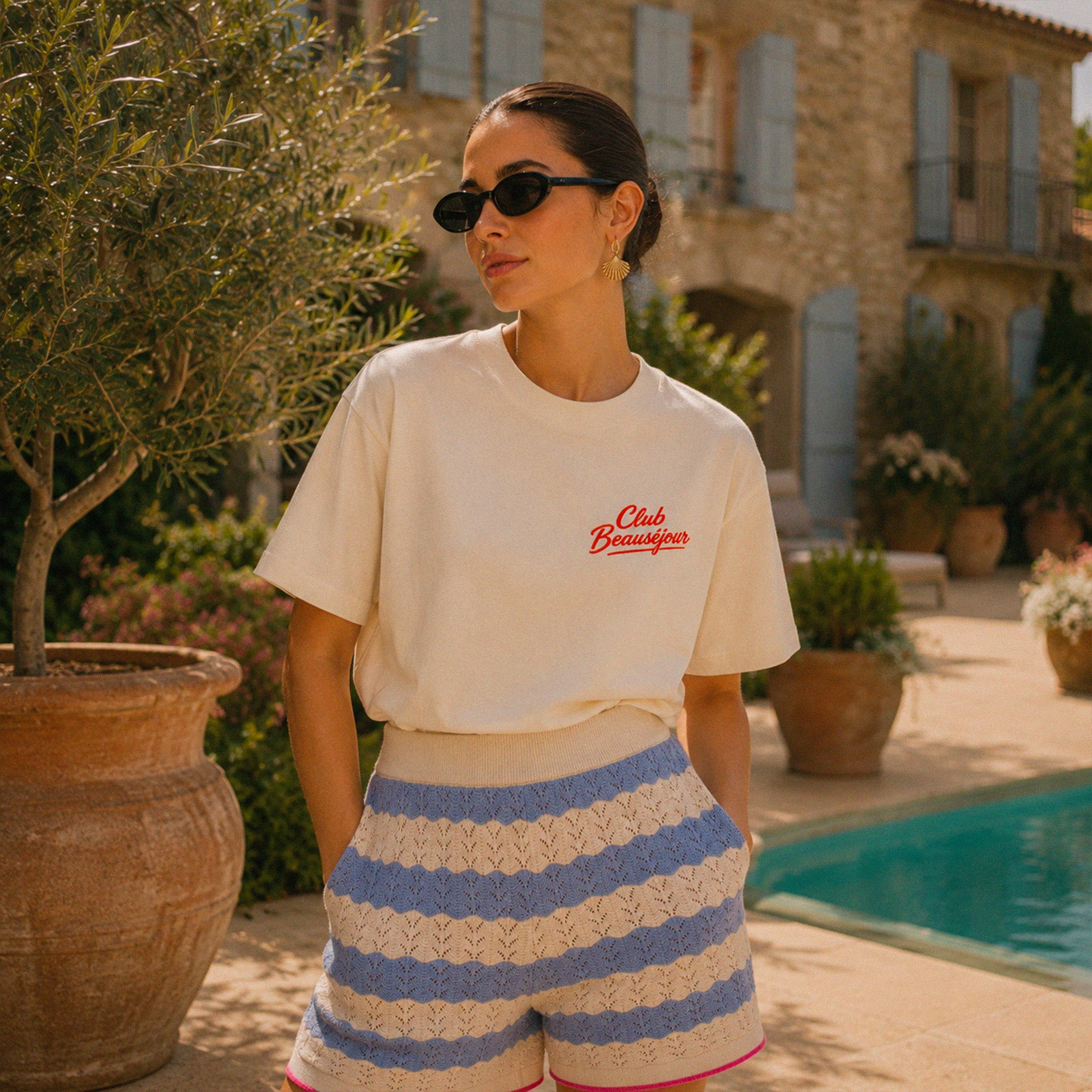 T-shirt Boxy « Club Beauséjour »