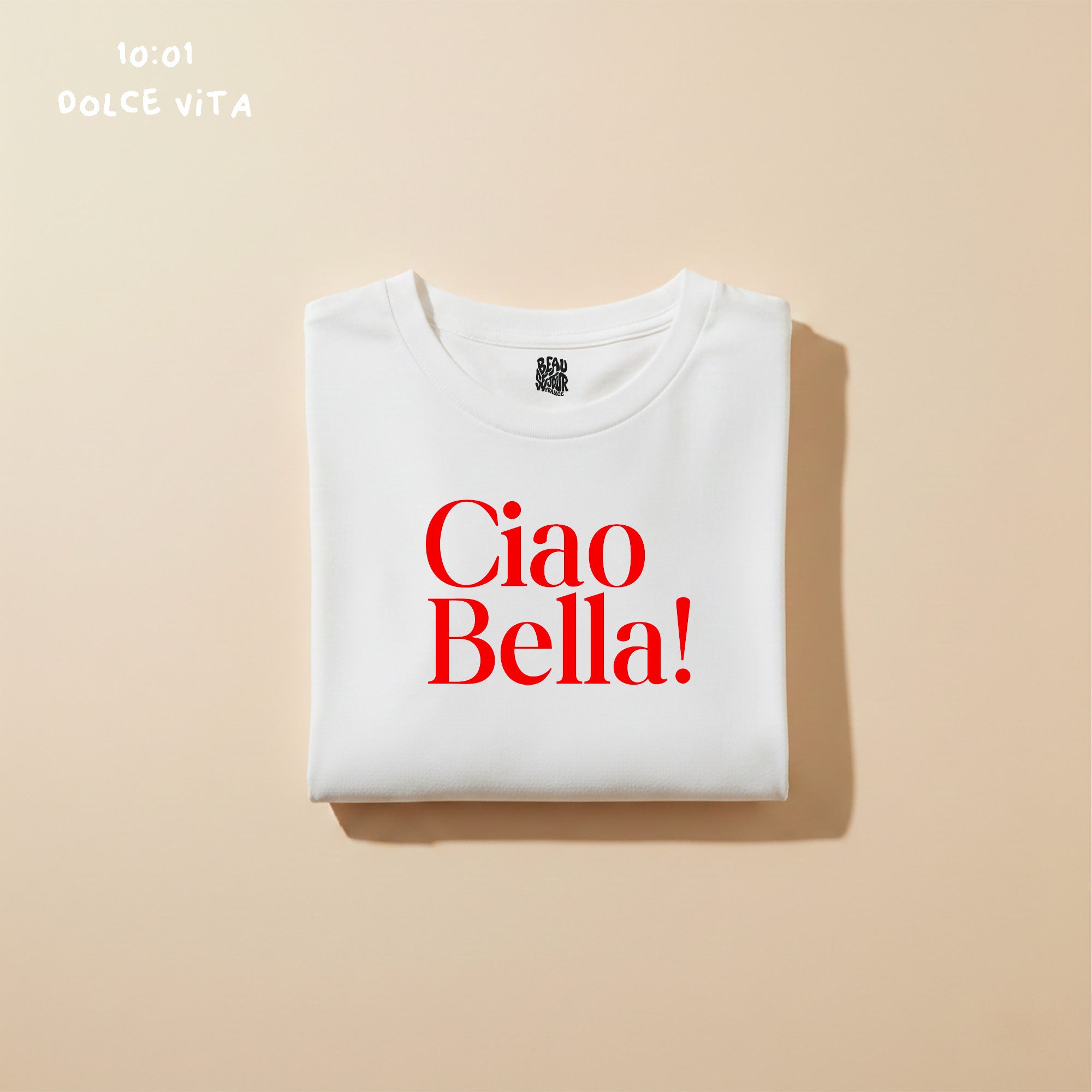 T-Shirt Ciao Bella - T-Shirt dolce vita - T-Shirt femme été - T-Shirt léger femme