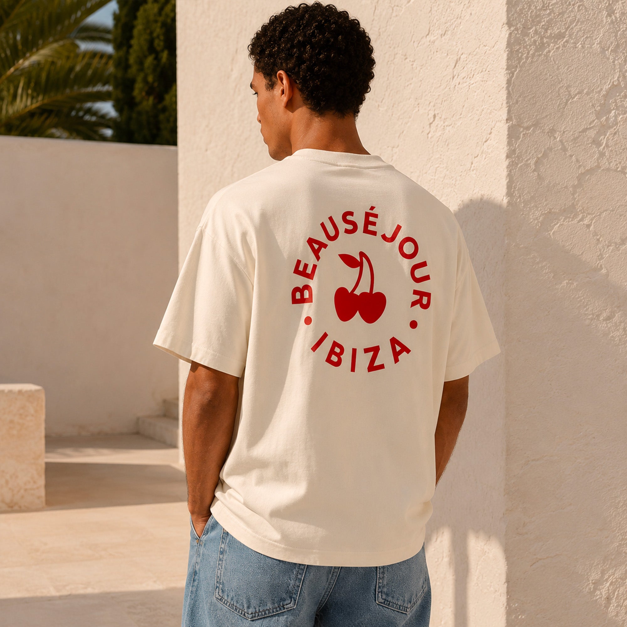 Men's Ibiza Circle Boxy T-Shirt 