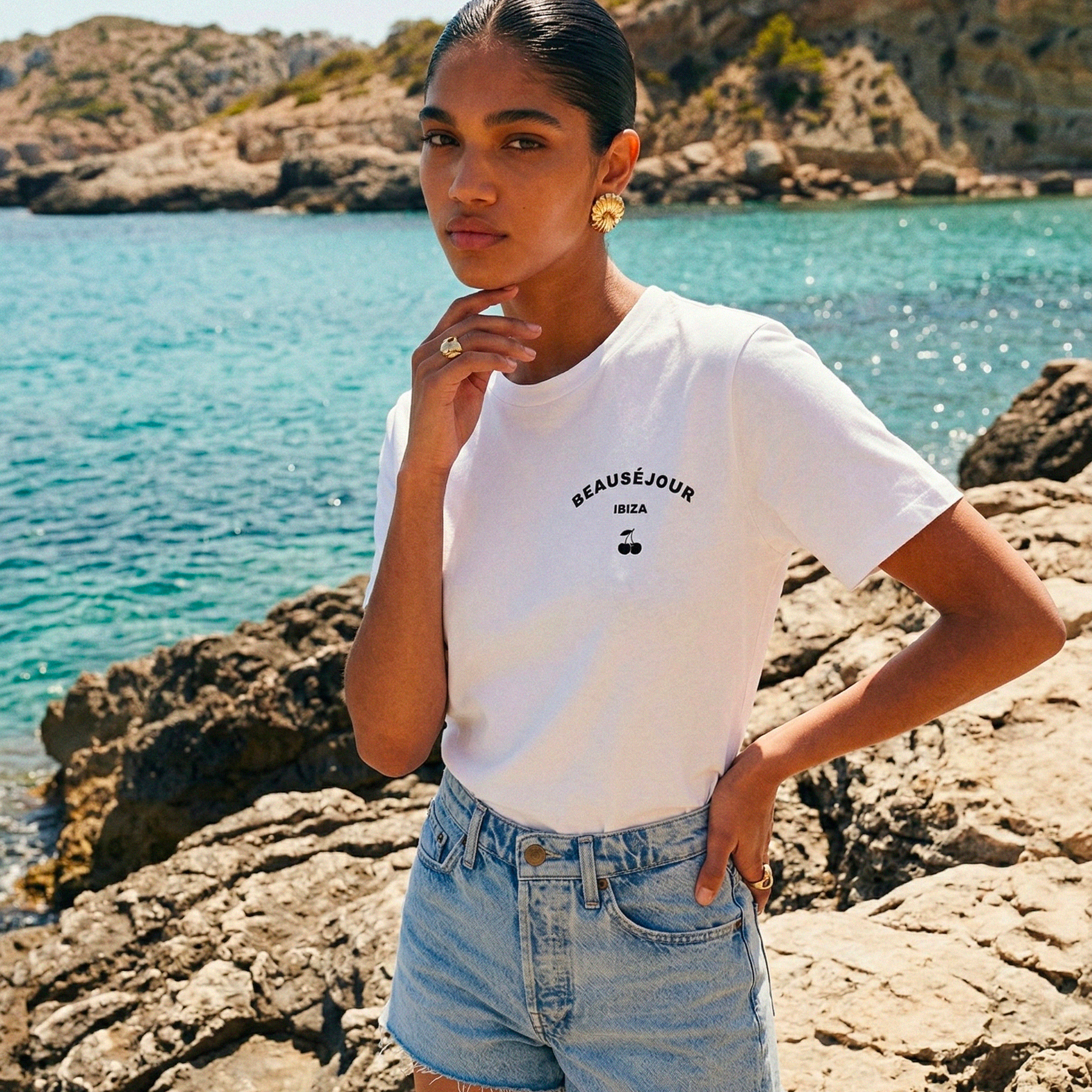 T-Shirt Ibiza blanc