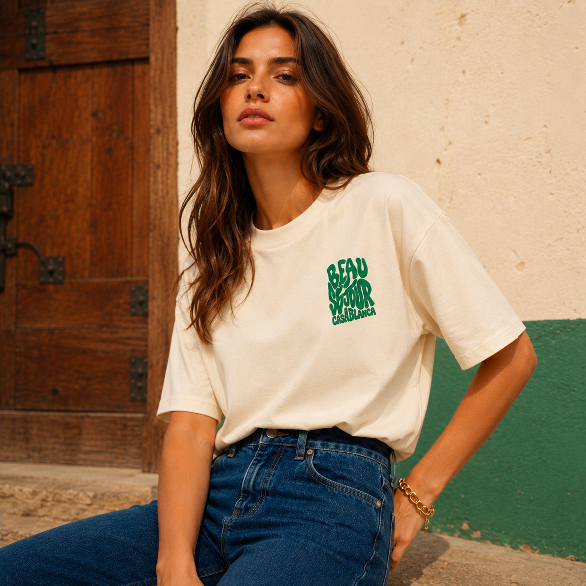 T-Shirt boxy Casablanca