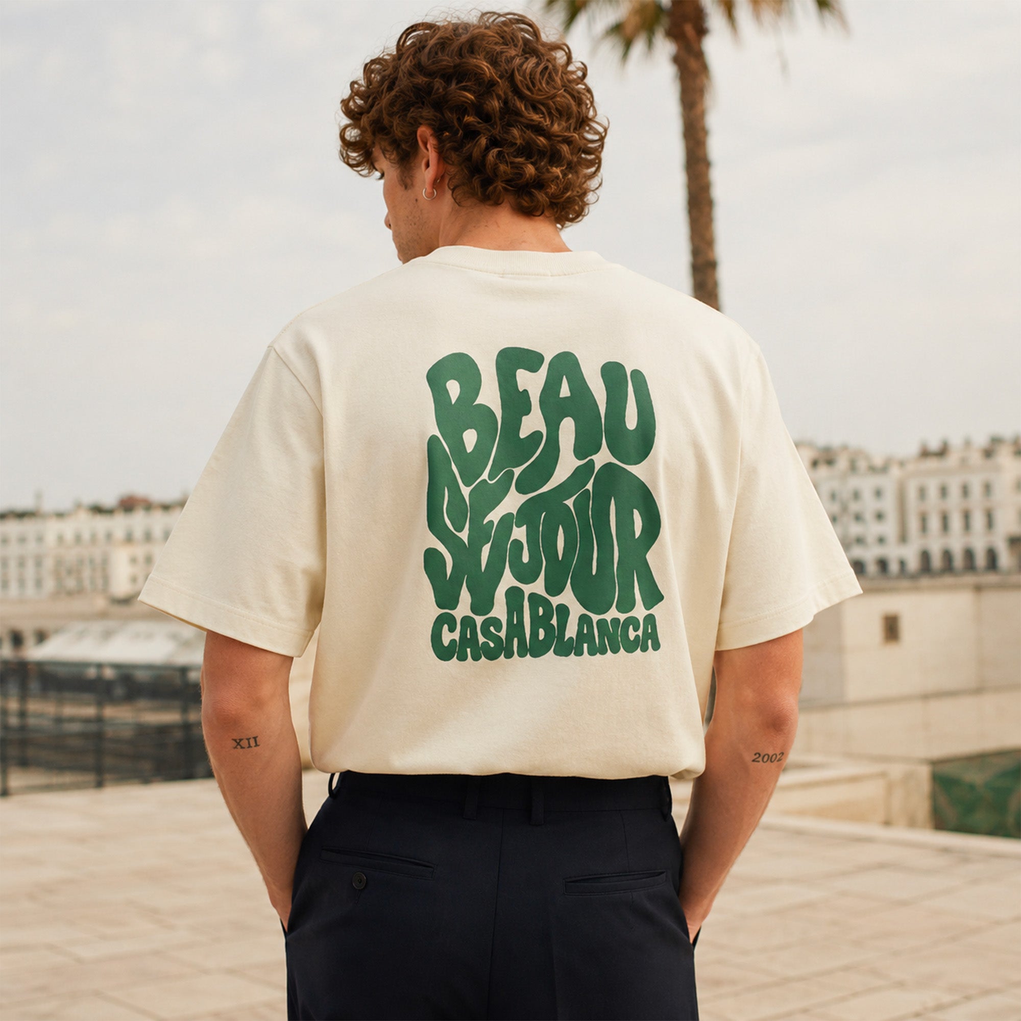 T-Shirt boxy Casablanca