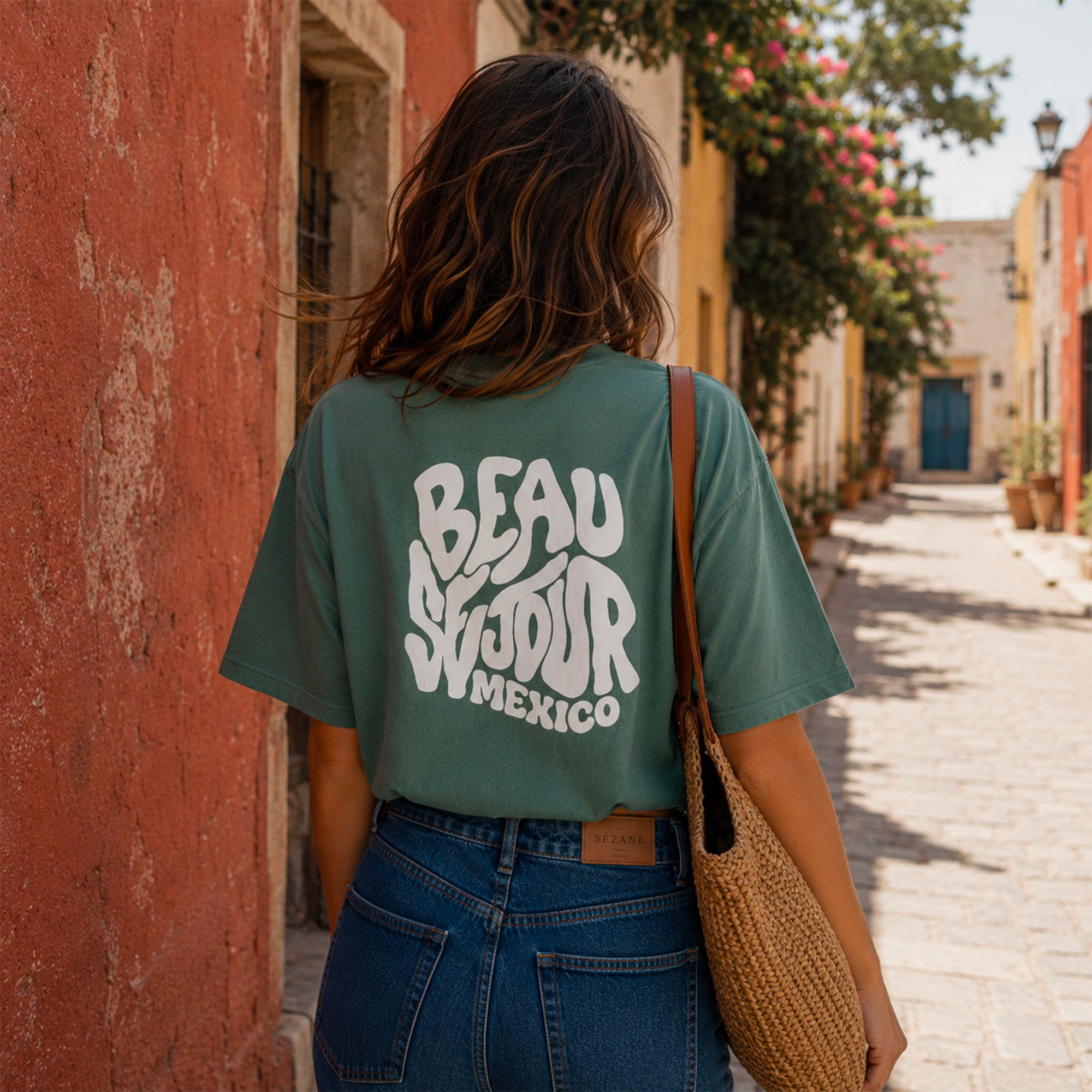 T-Shirt boxy Mexico