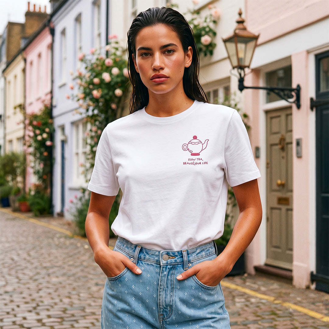 T-Shirt Slow Tea Femme