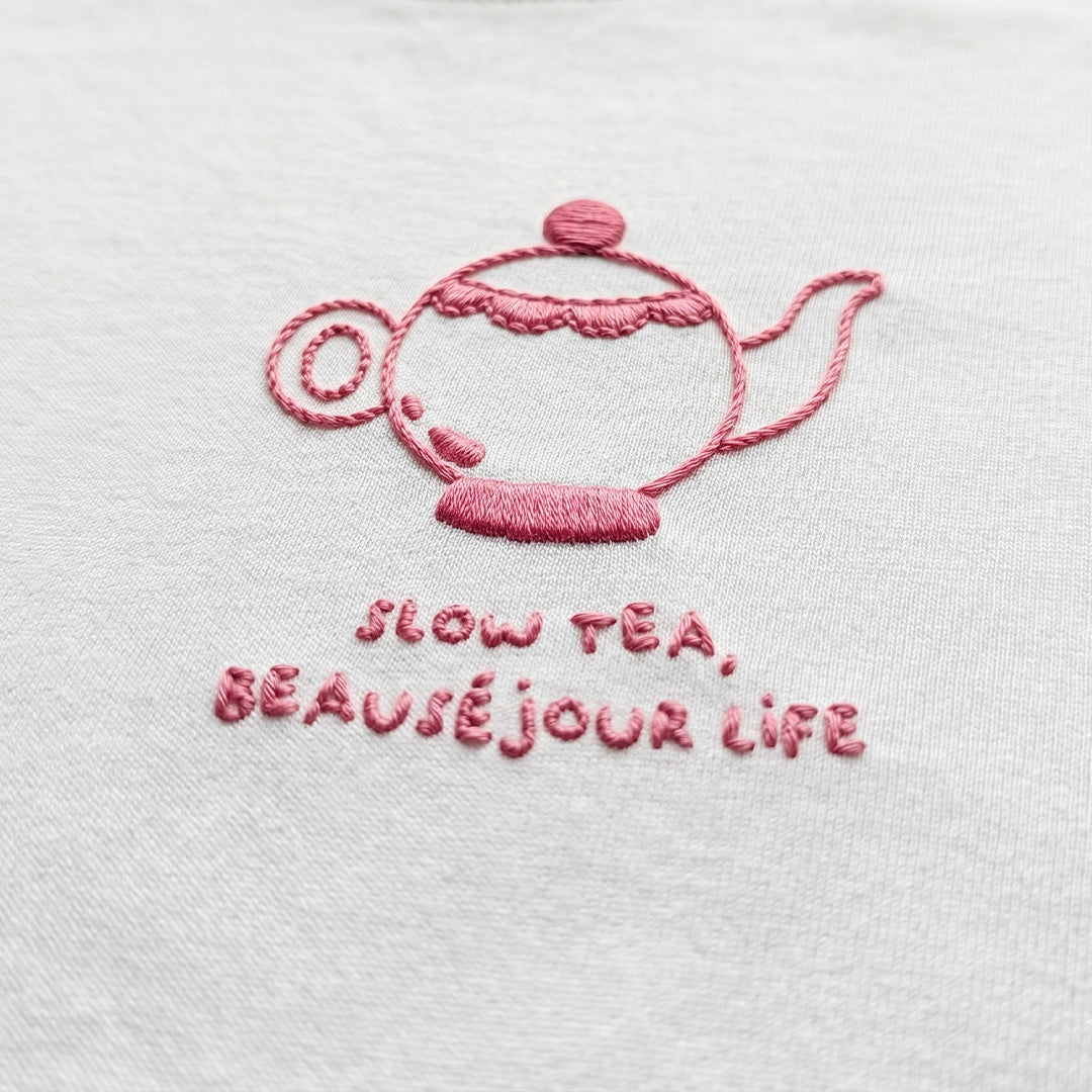 T-Shirt Slow Tea Femme