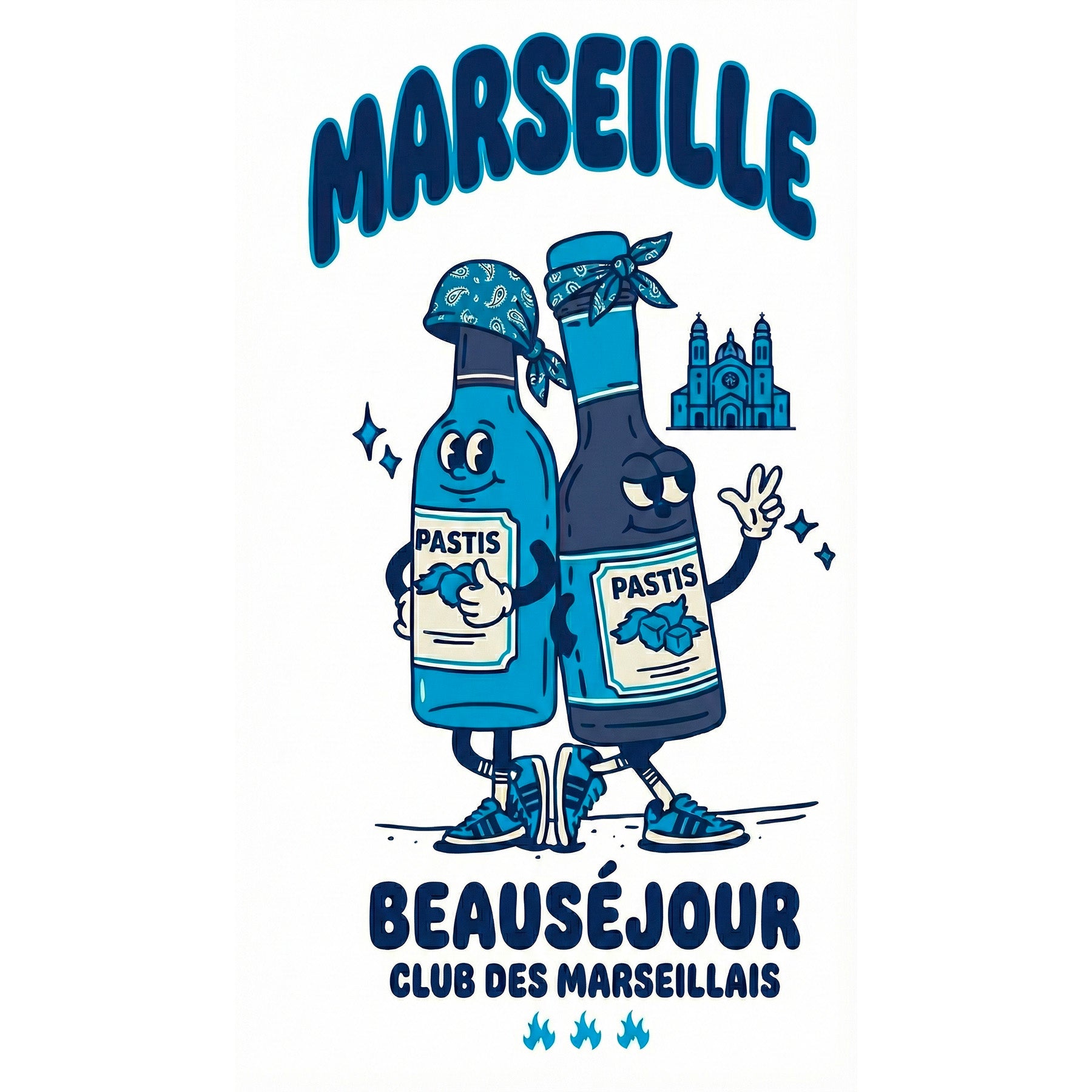 T-Shirt Marseille — Club des Marseillais