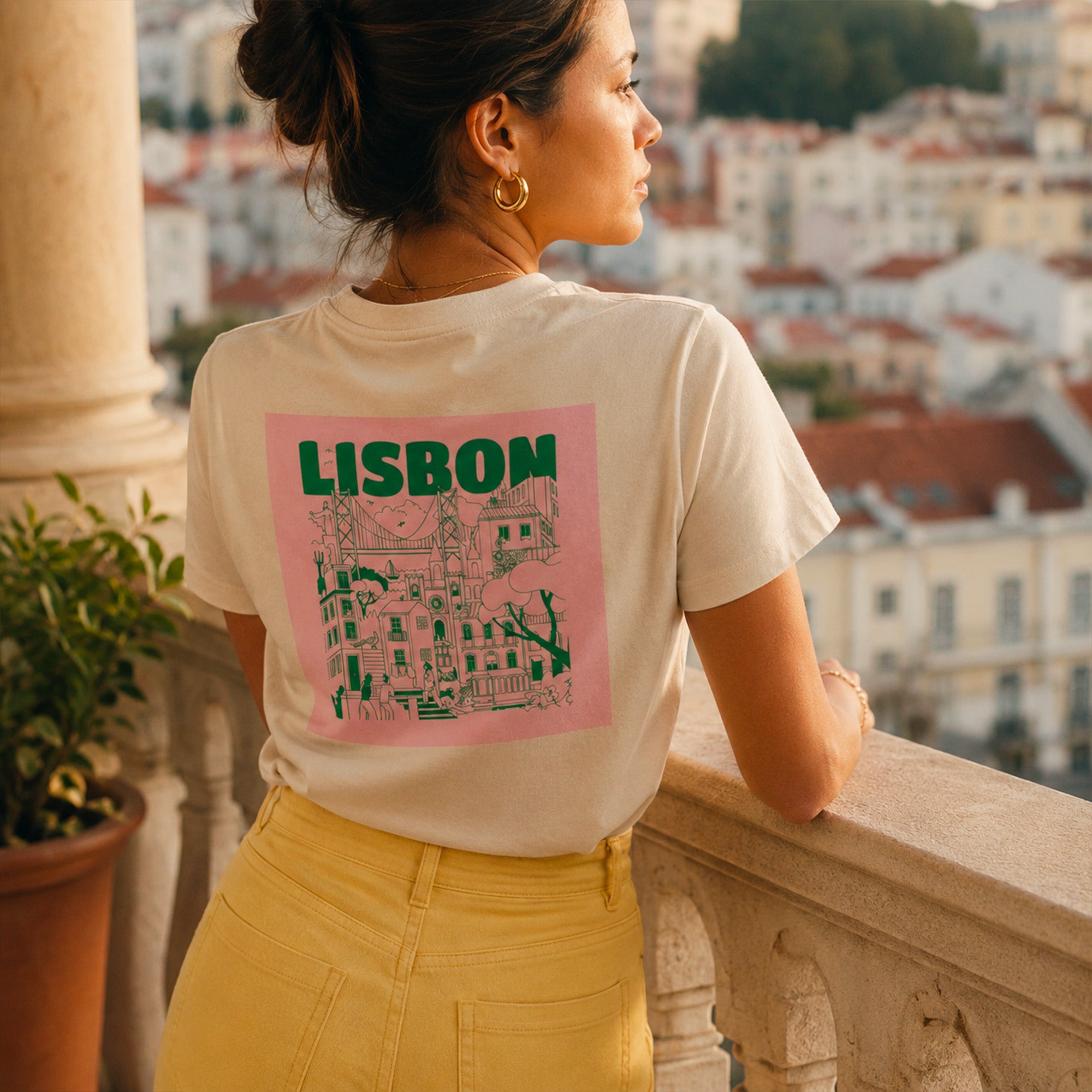T-Shirt crème Lisbonne