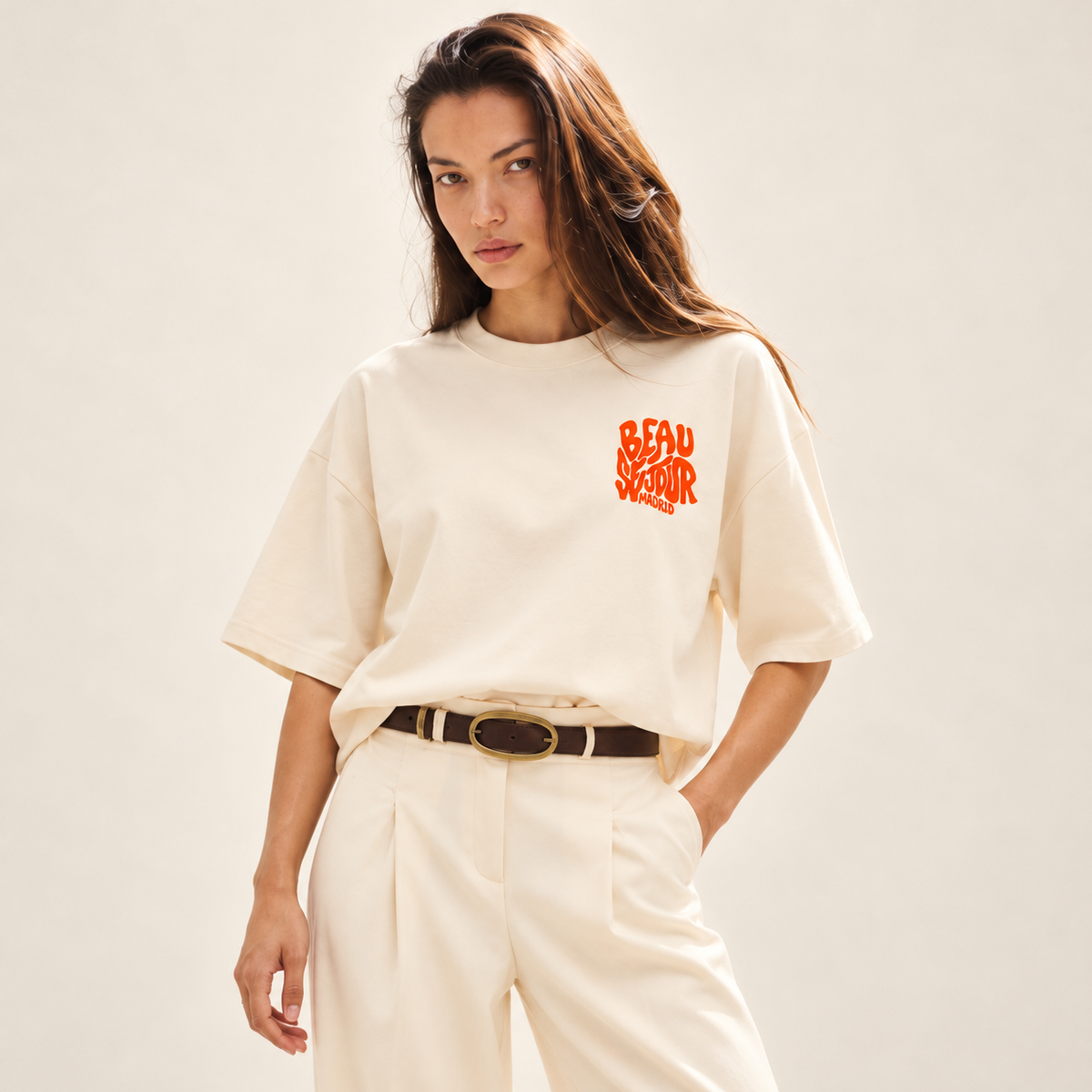 T-Shirt boxy Madrid