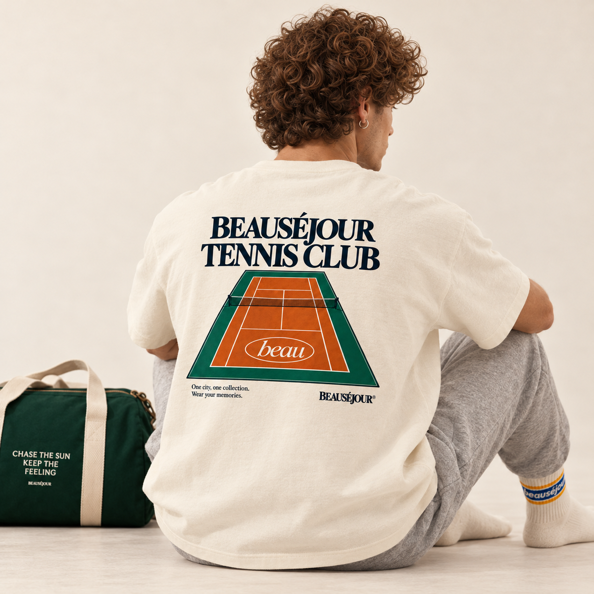 T-shirt Boxy Tennis French