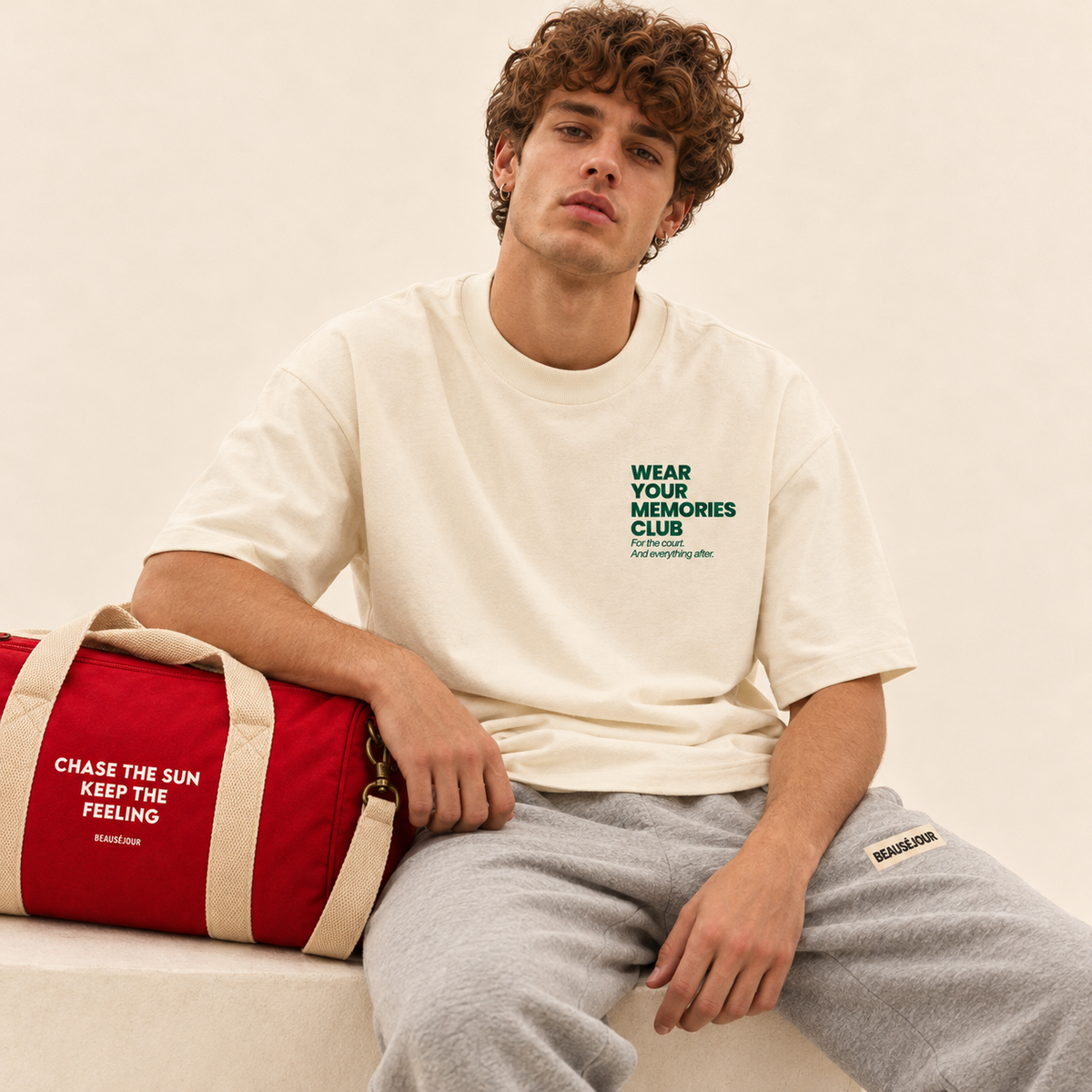 T-shirt Boxy Tennis French