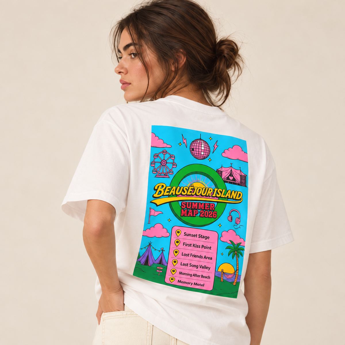 T-shirt Boxy Summer Map 2026