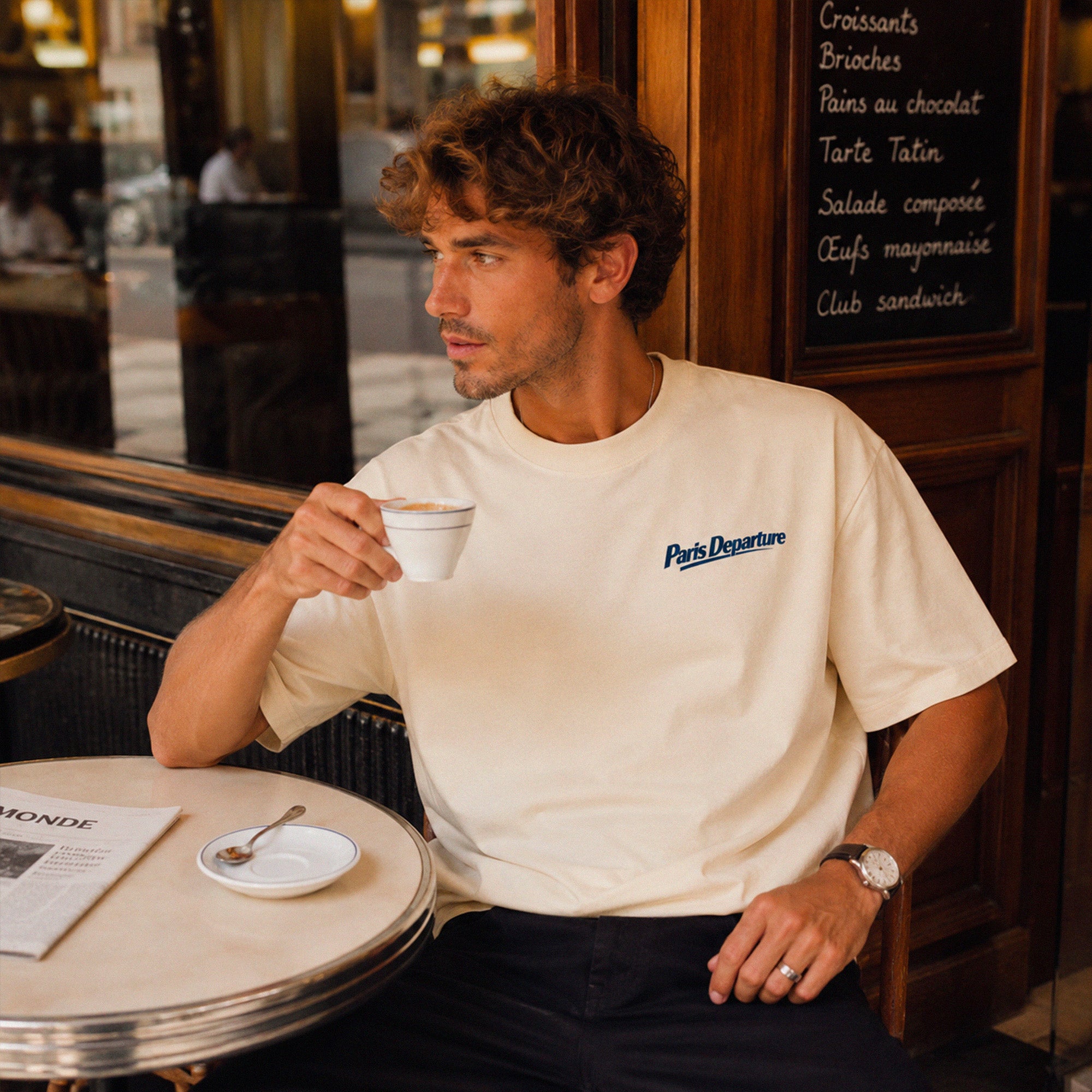 T-shirt Boxy Paris Departure — Beauséjour Orient Express