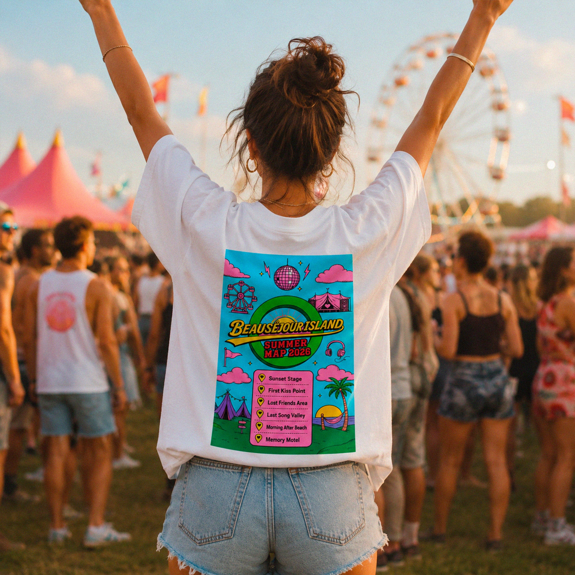 T-shirt Boxy Summer Map 2026