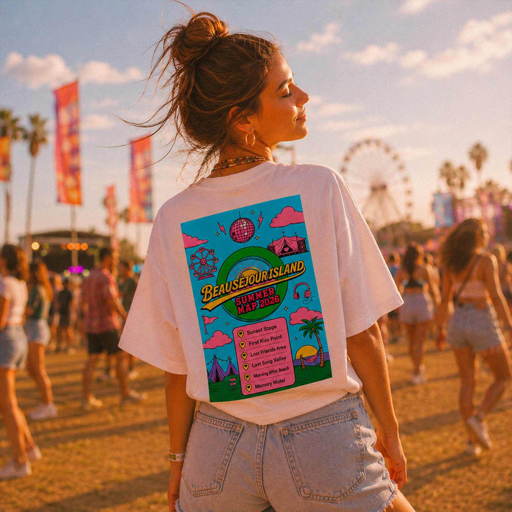 T-shirt Boxy Summer Map 2026