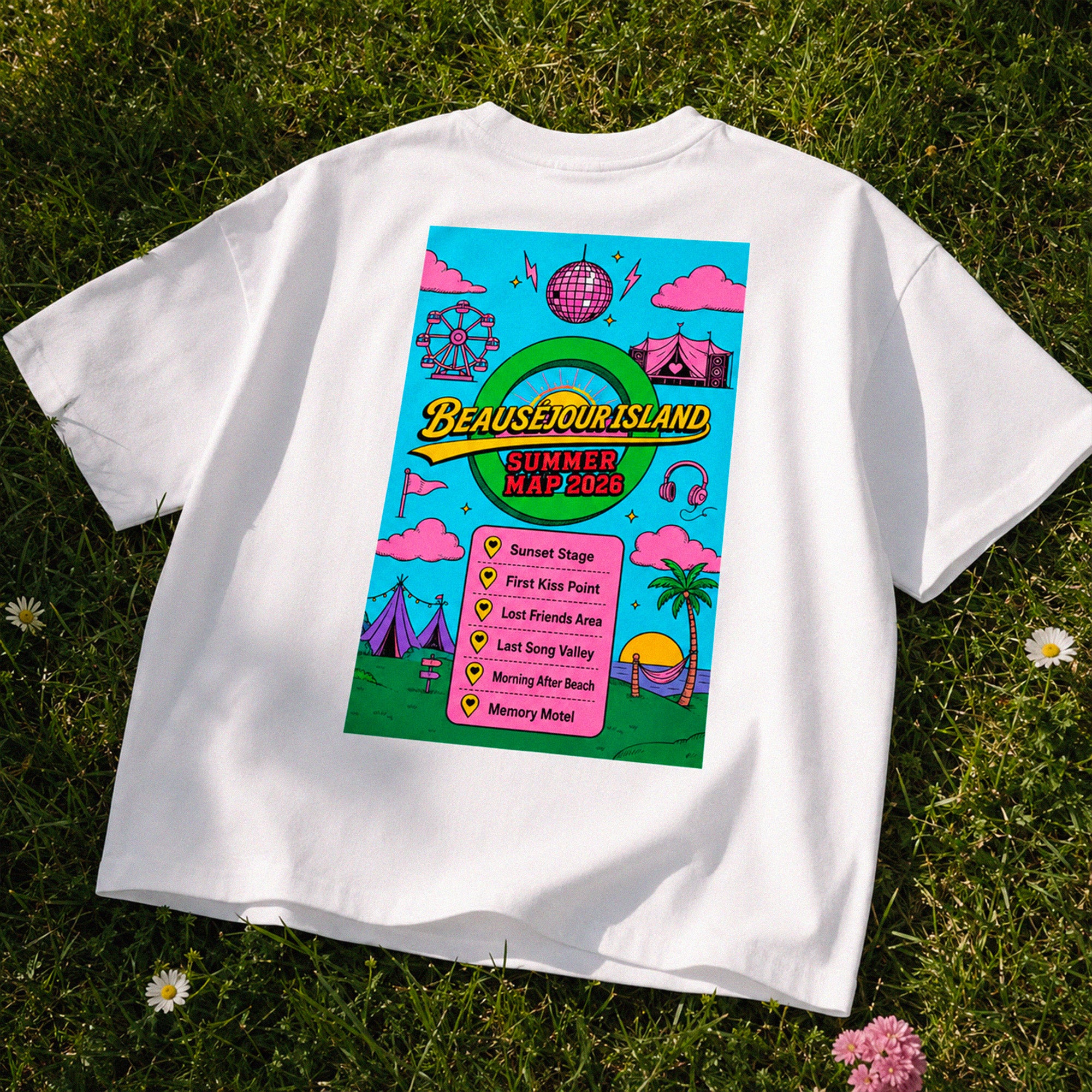 T-shirt Boxy Summer Map 2026