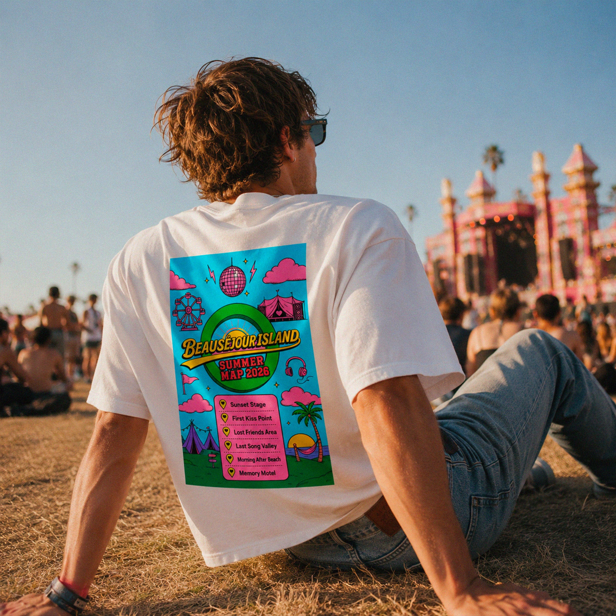 T-shirt Boxy Summer Map 2026