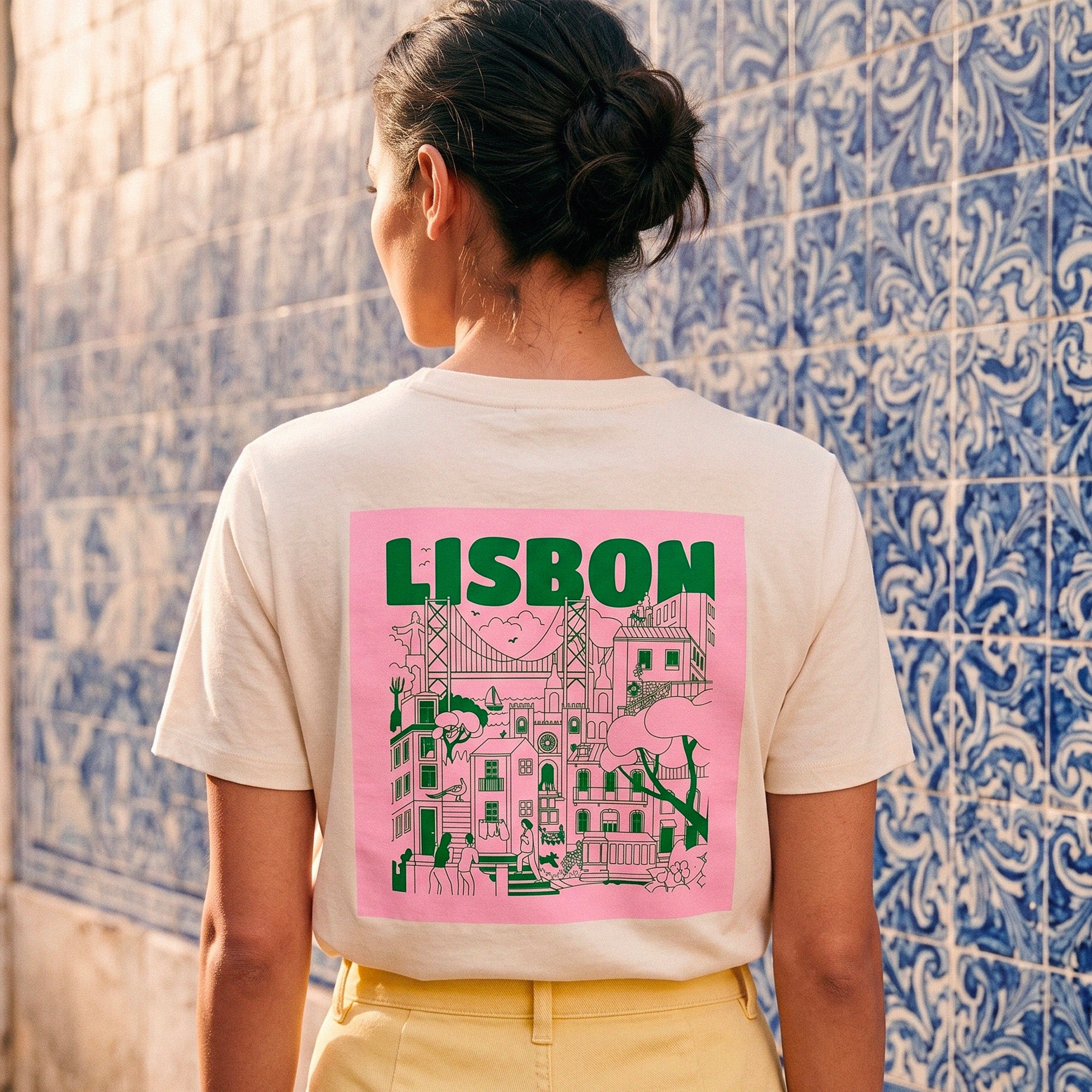 T-Shirt crème Lisbonne