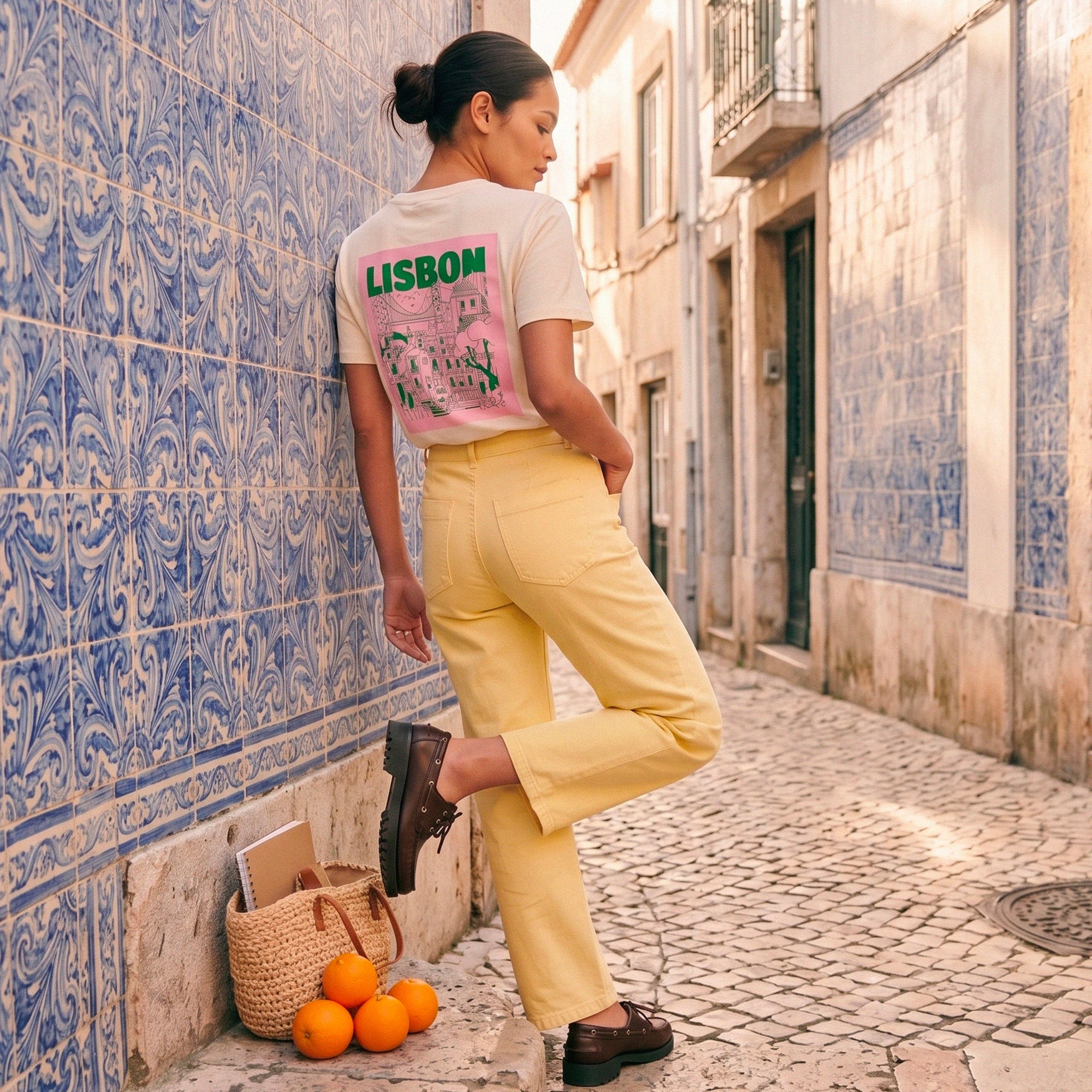 T-Shirt crème Lisbonne