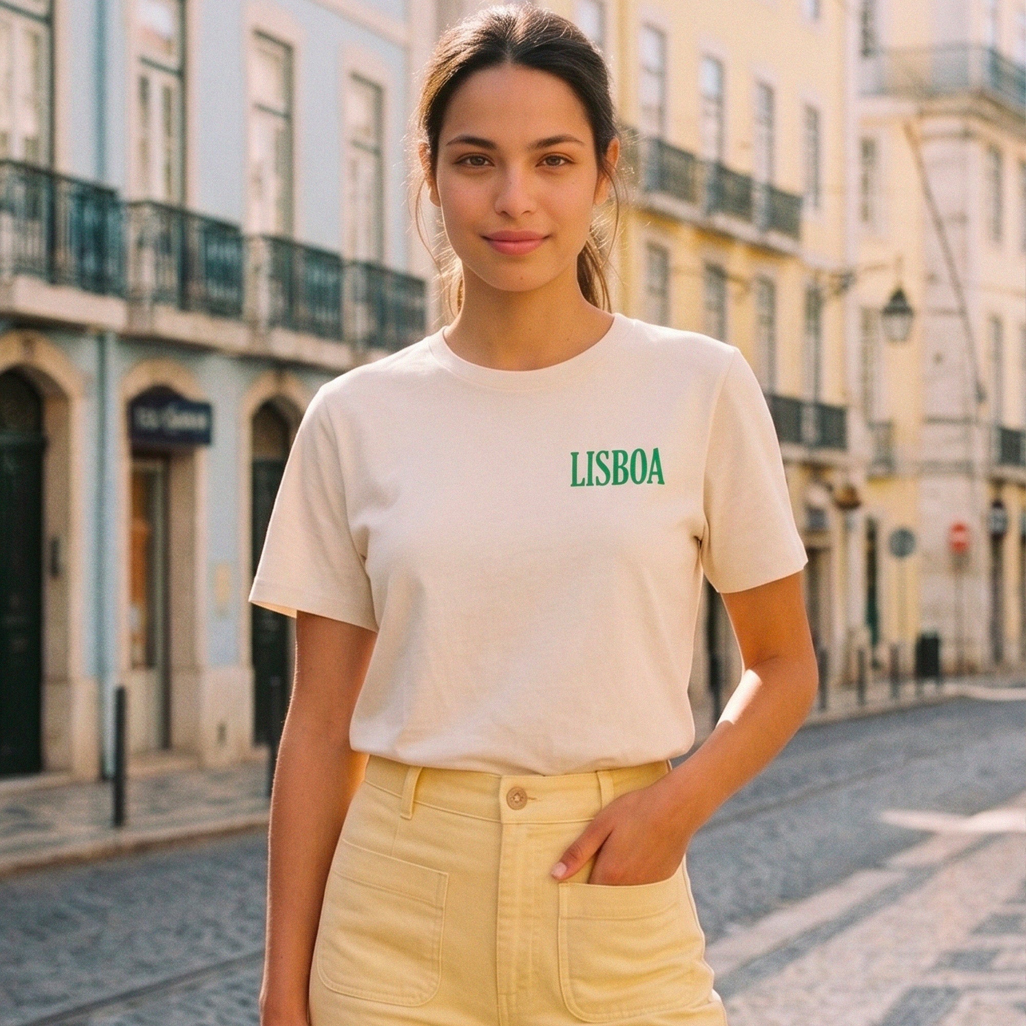 T-Shirt crème Lisbonne