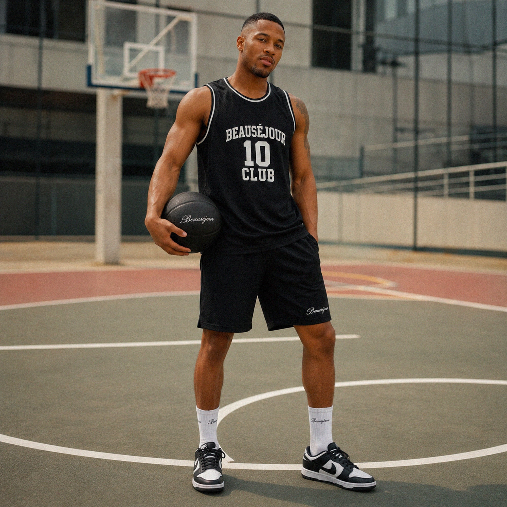 Maillot de Basketball « 10 Club » Noir – Beauséjour Basketball Club®