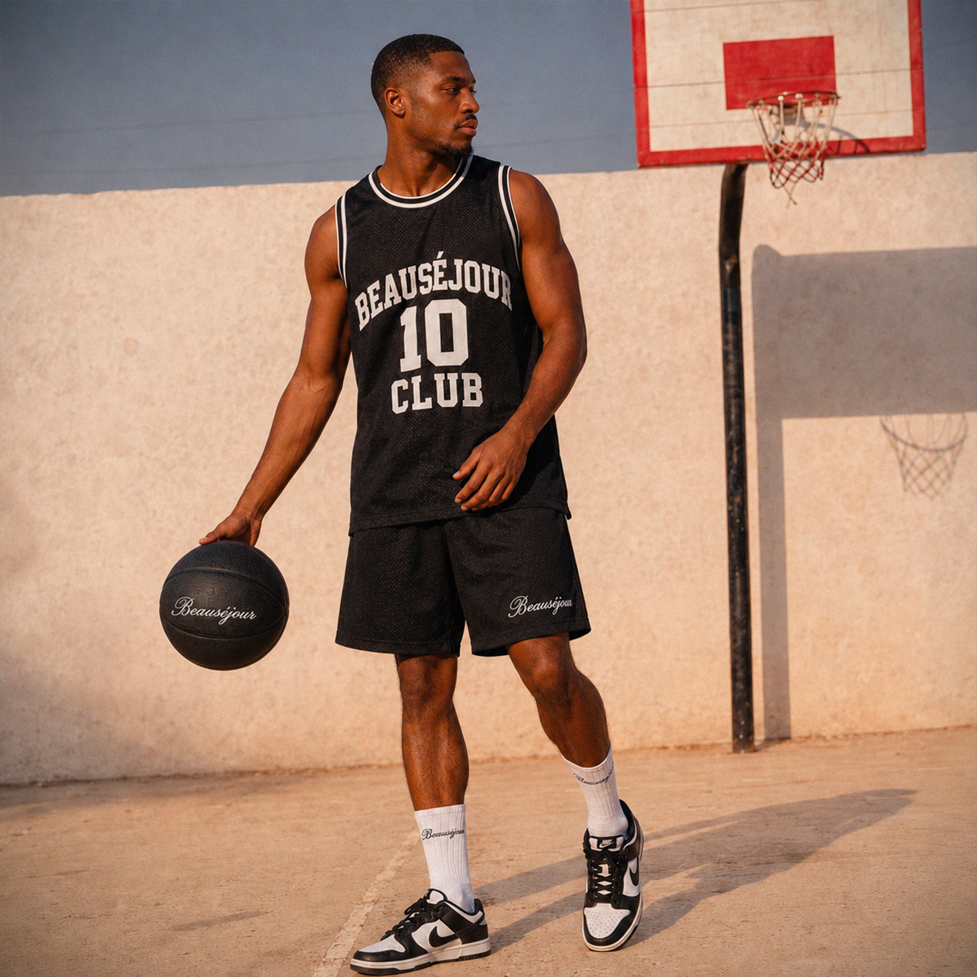 Maillot de Basketball « 10 Club » Noir – Beauséjour Basketball Club®
