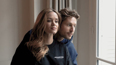 Sweat capuche noir femme beausejour coordonnees marais