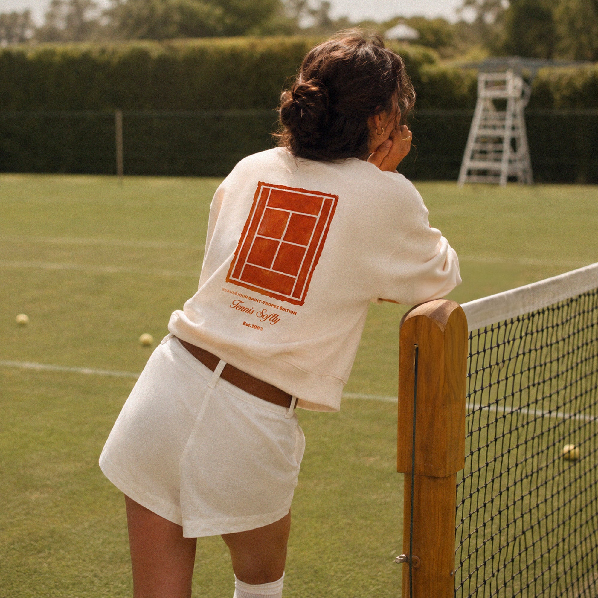 Sweatshirt Tennis Femme