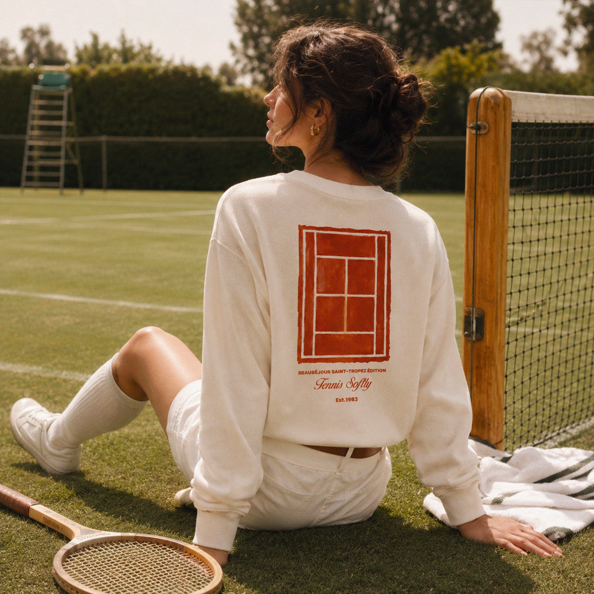 Sweatshirt Tennis Femme