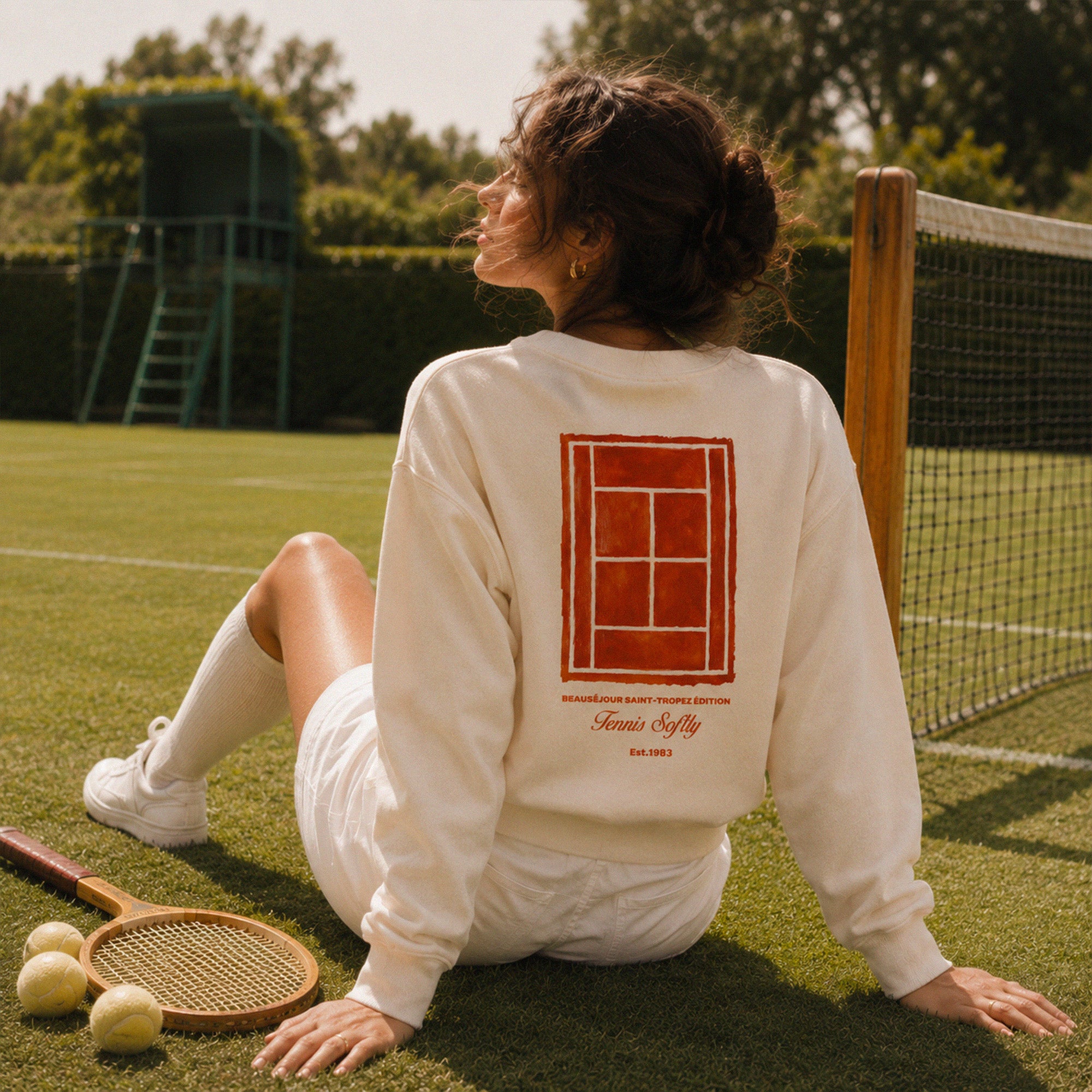 Sweatshirt Tennis Femme