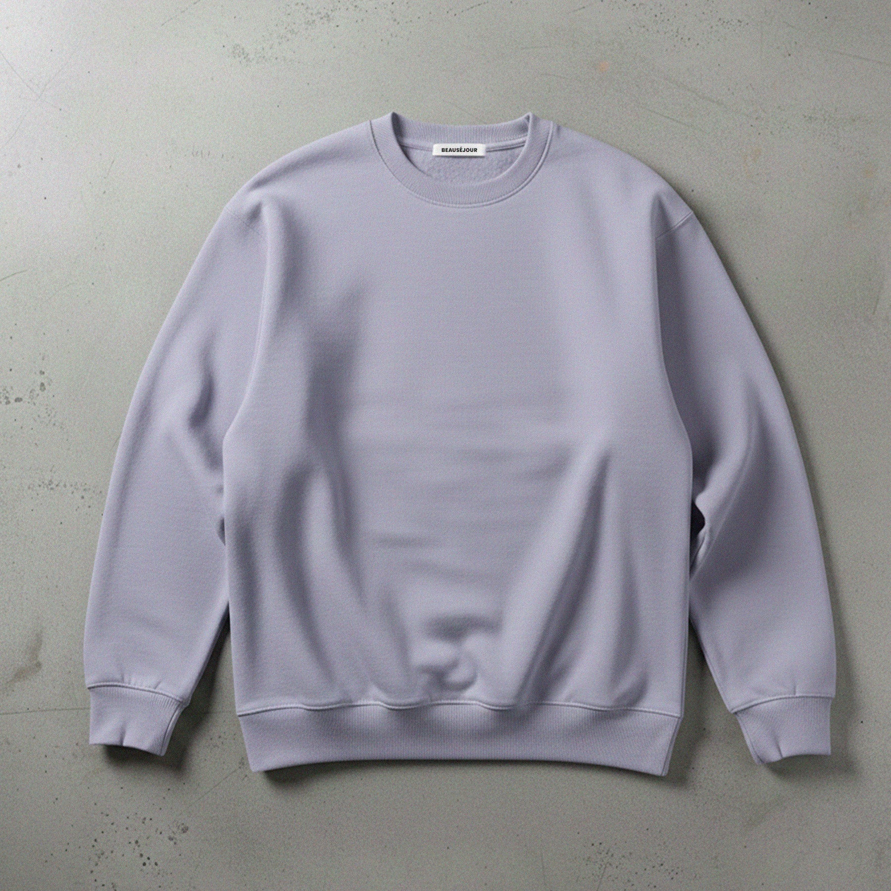 sweathirt col rond, sweatshirt homme, sweat homme, sweat lavande, sweat col rond homme, sweatshirt