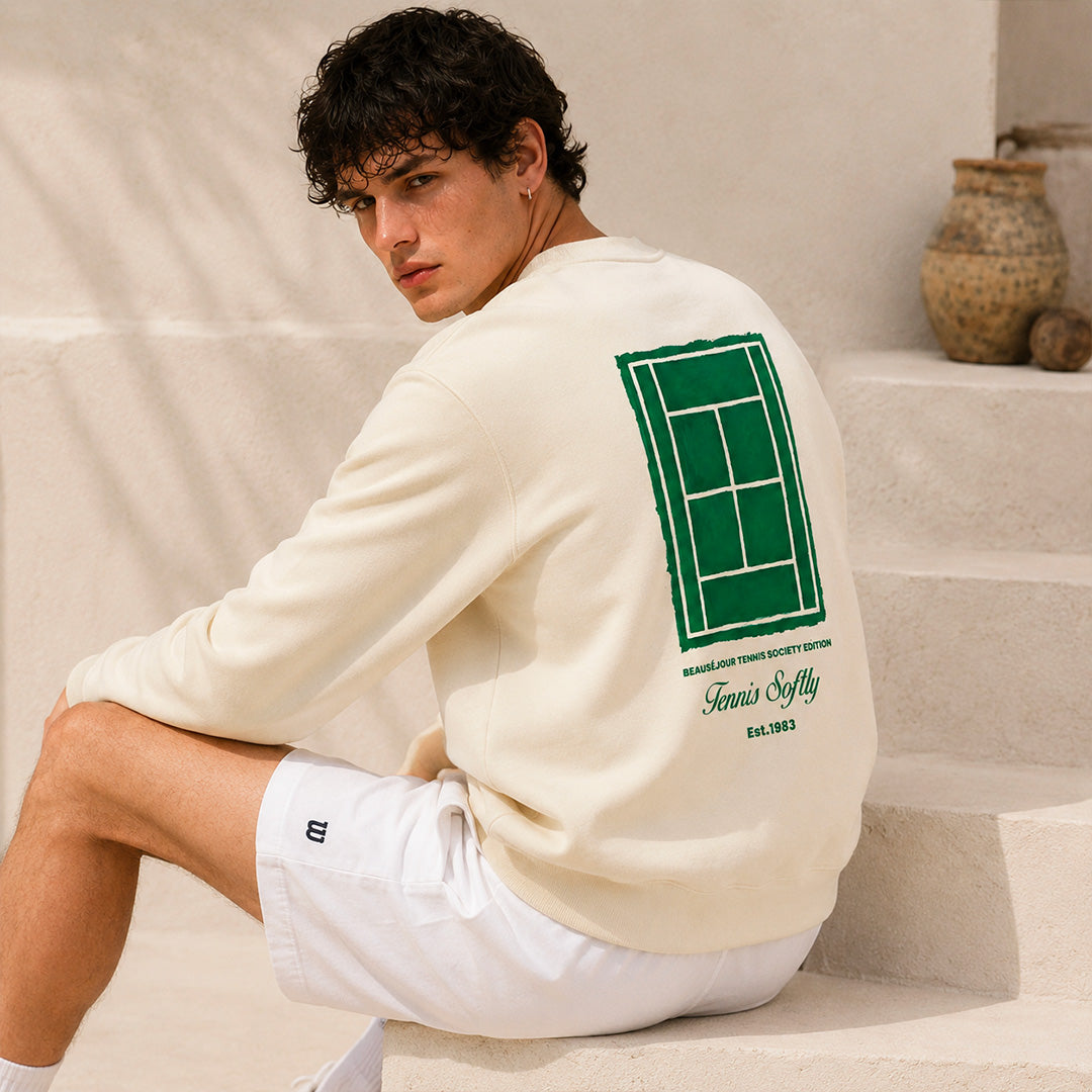 Sweatshirt Tennis Homme Beauséjour, vue produit.