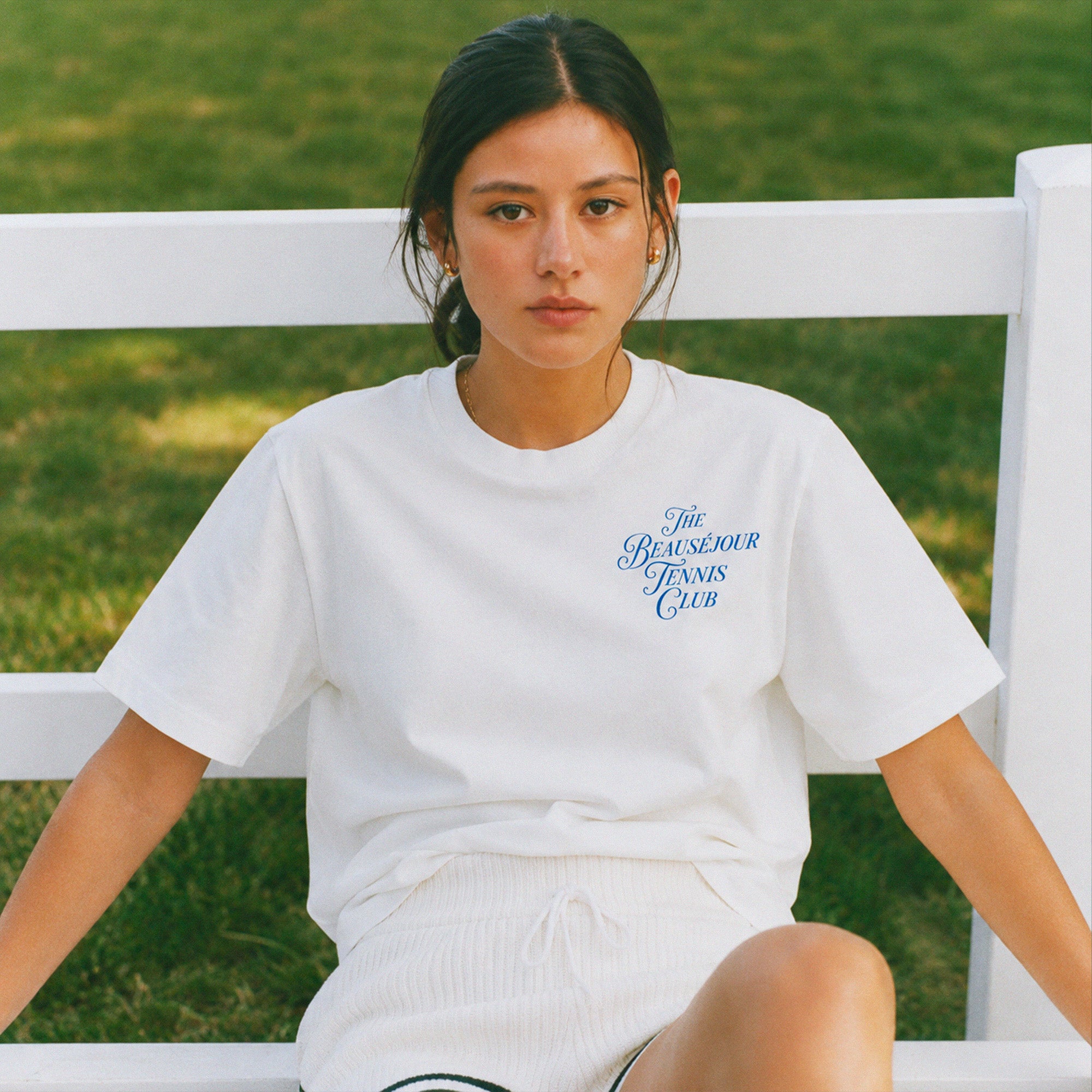 T-shirt The Beauséjour tennis club® femme, vue de dos alternative, jersey simple 180 grammes.