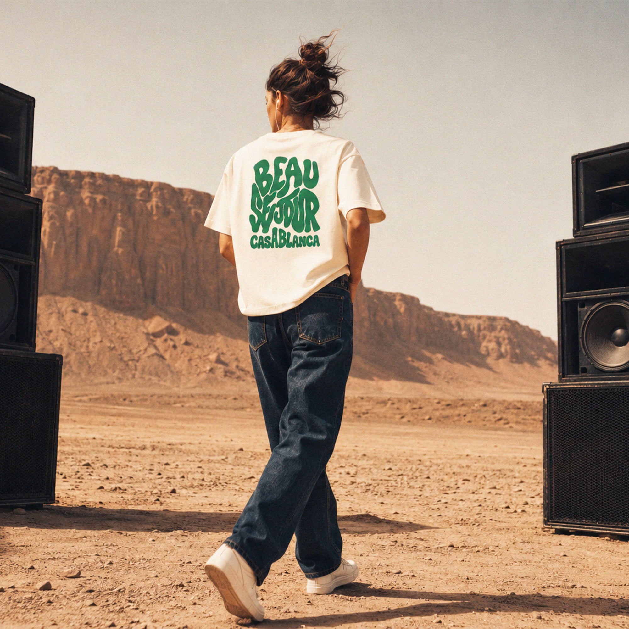 T-Shirt boxy Casablanca