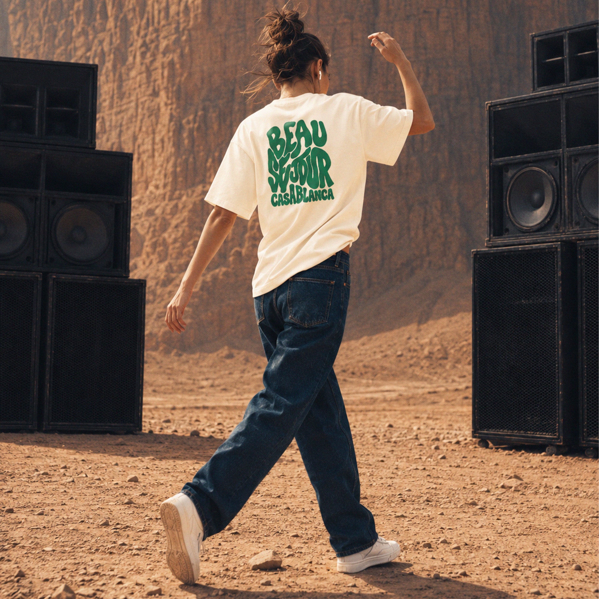 T-Shirt boxy Casablanca