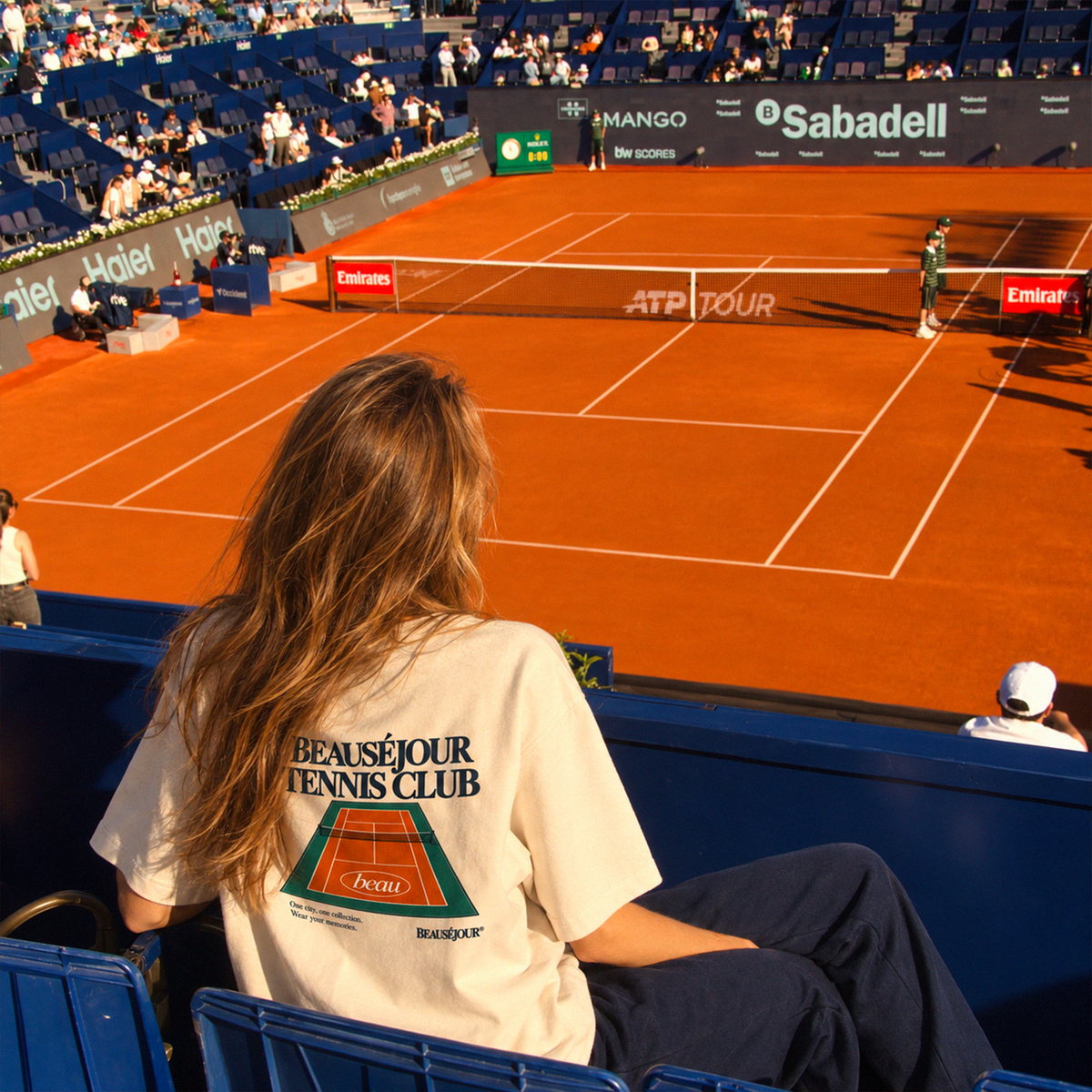 T-shirt Boxy Tennis French
