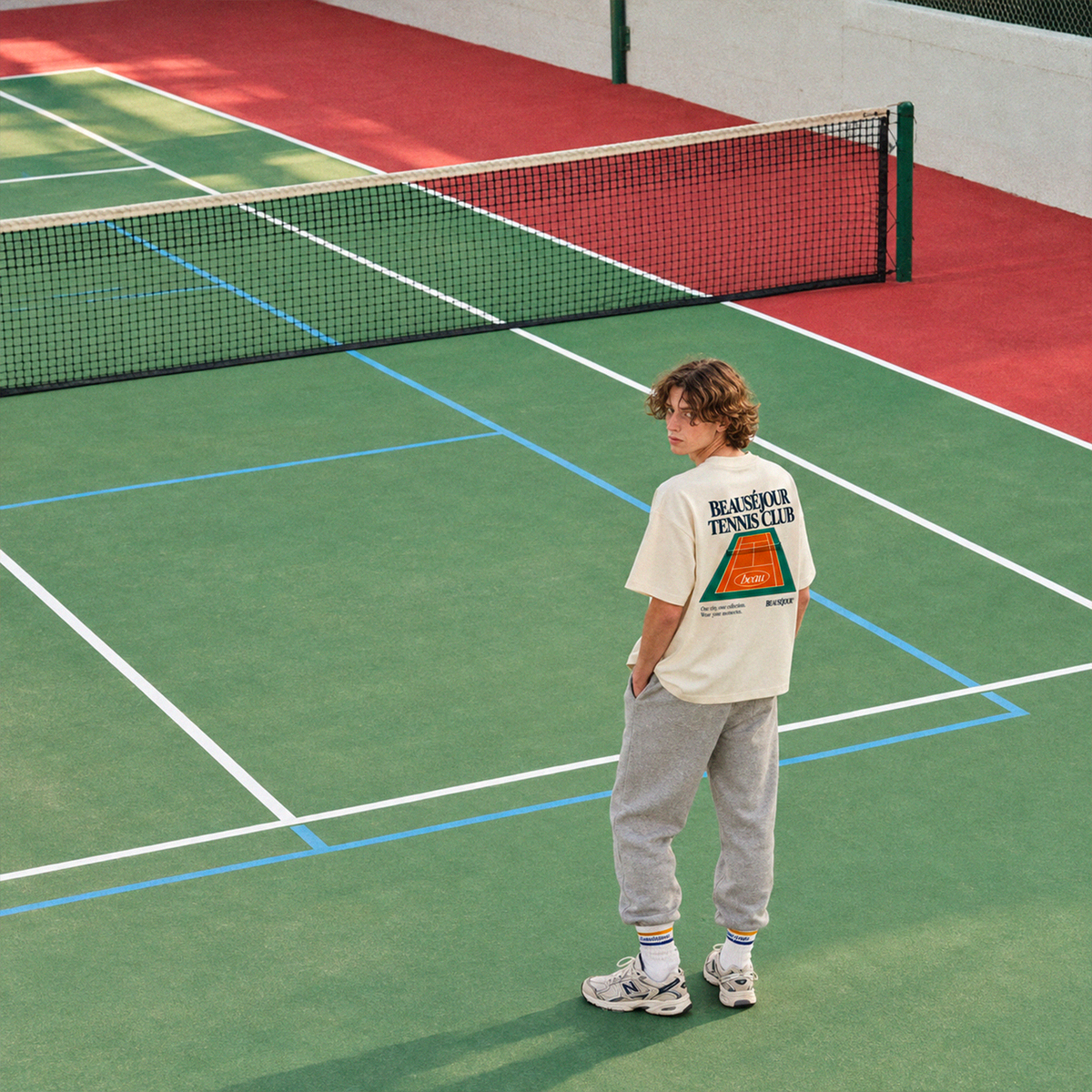 T-shirt Boxy Tennis French